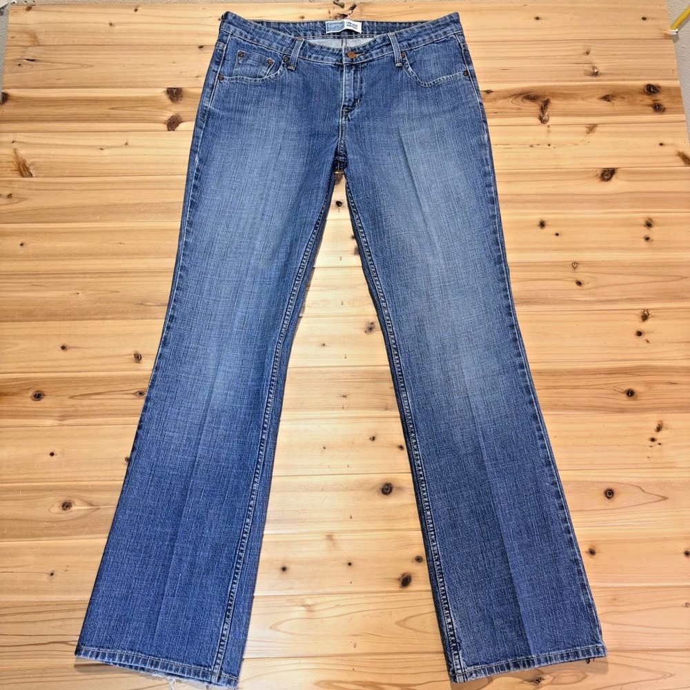 Levis Jeans Womens Misses 12 Long Low Rise Bootcut Denim Blue Jeans